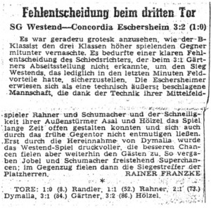 Fehlentscheidung beim 3.Tor